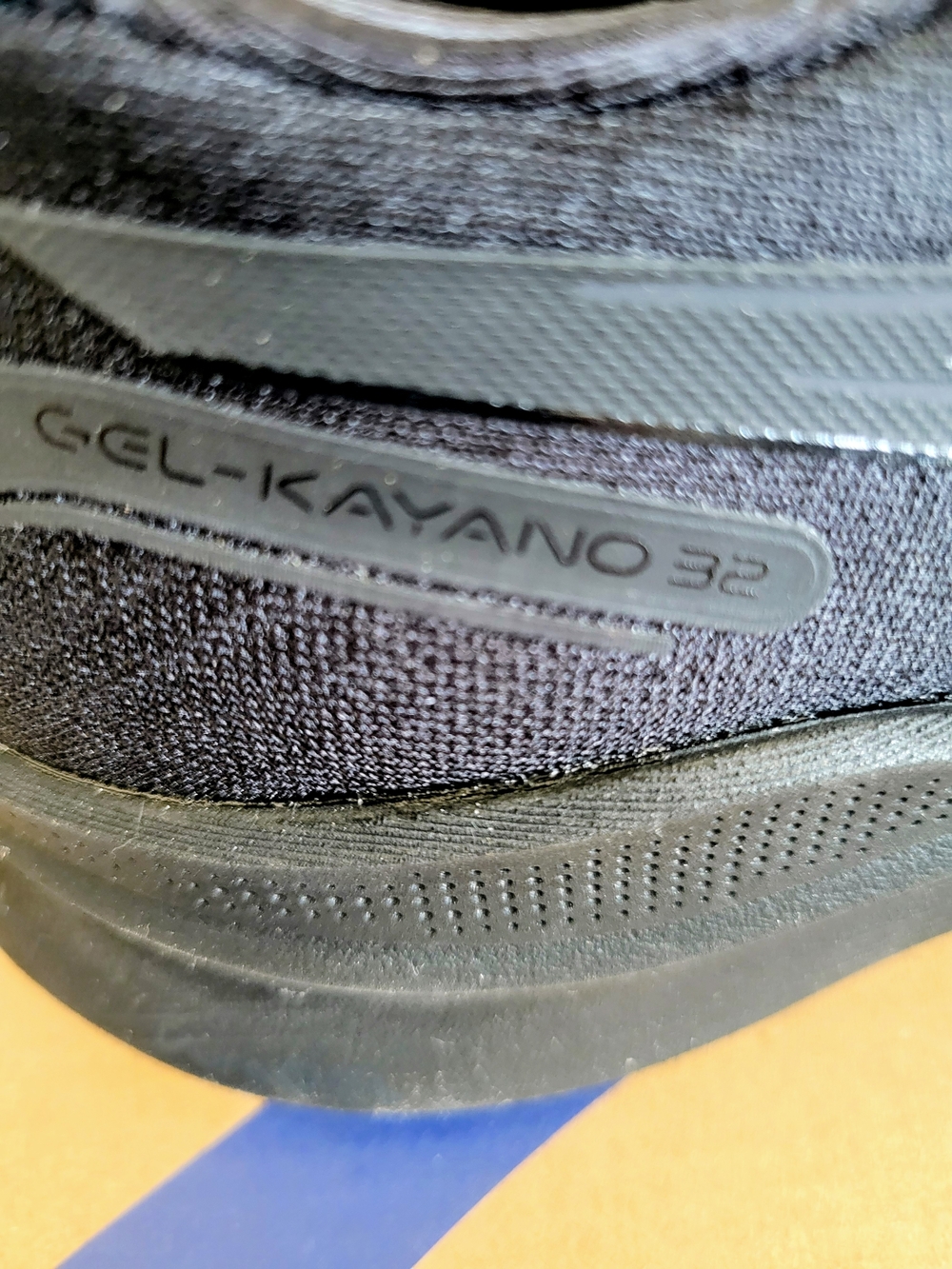 ASICS Gel Kayano 32 Men's Black Running Shoes - Men's 7, Women's 9 - Picture 10 of 14